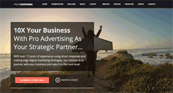 Desktop Screenshot of proadvertising.com